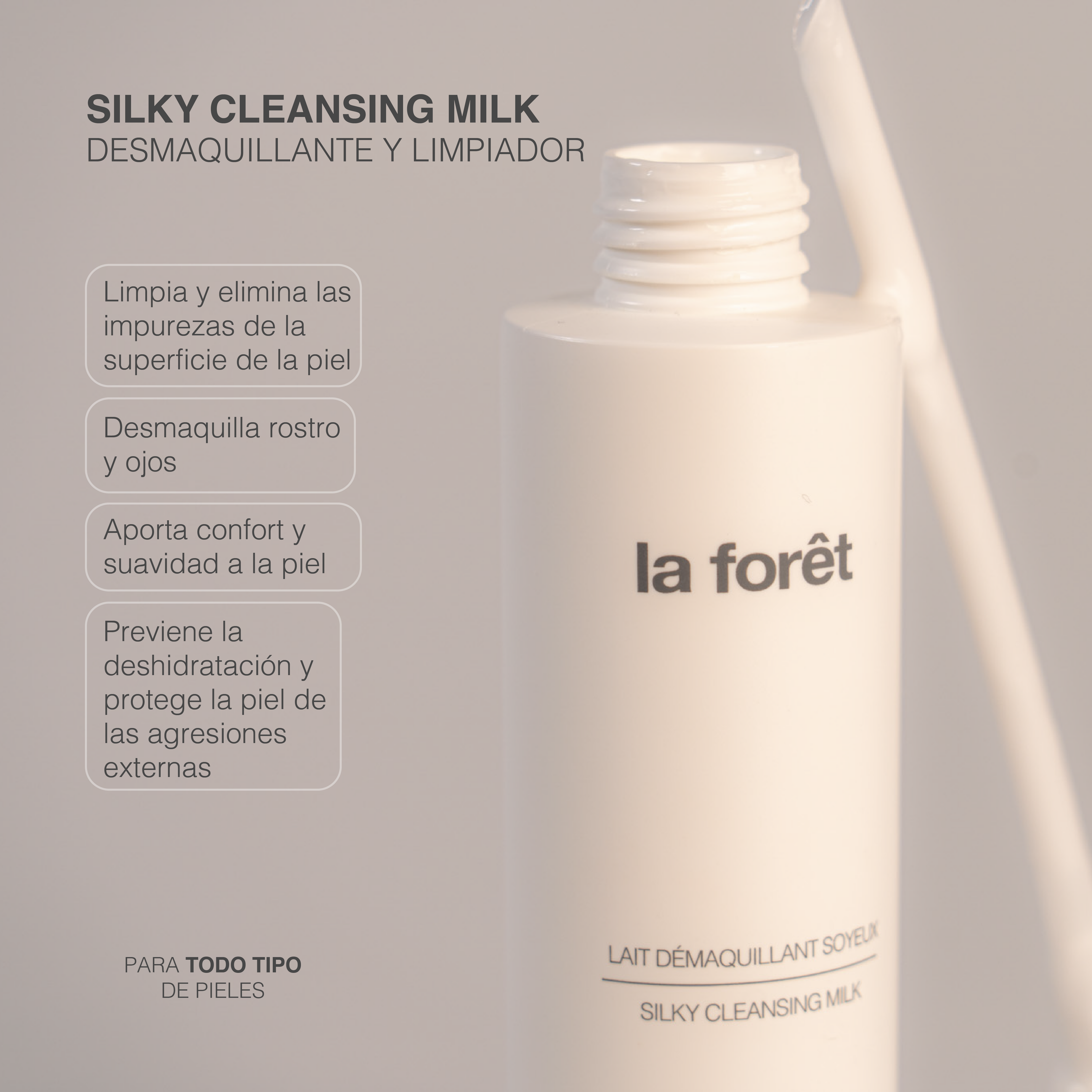 Leche Limpiadora Desmaquillante - Silky Cleansing Milk