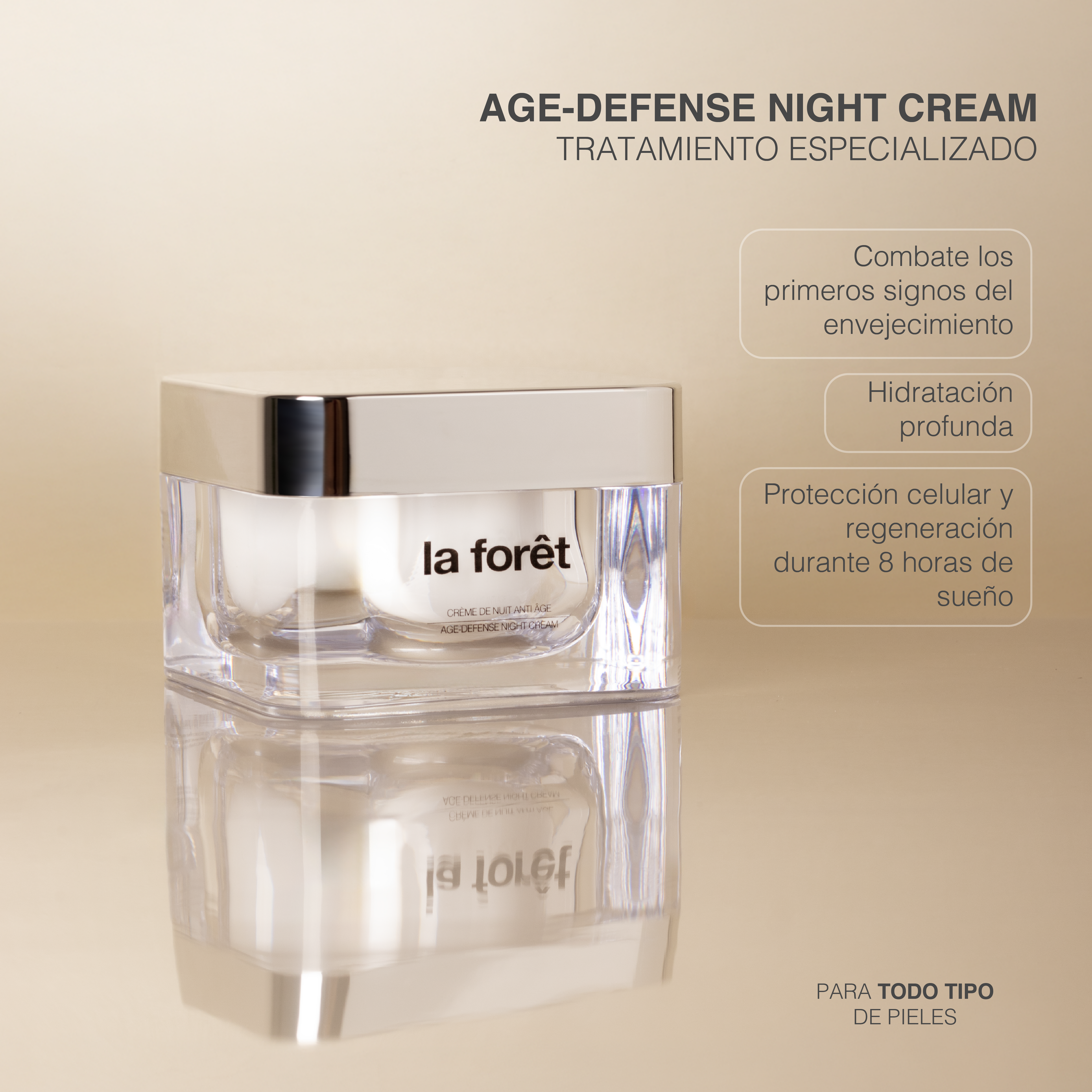 Crema de Noche Antiedad - Age-Defense Night Cream